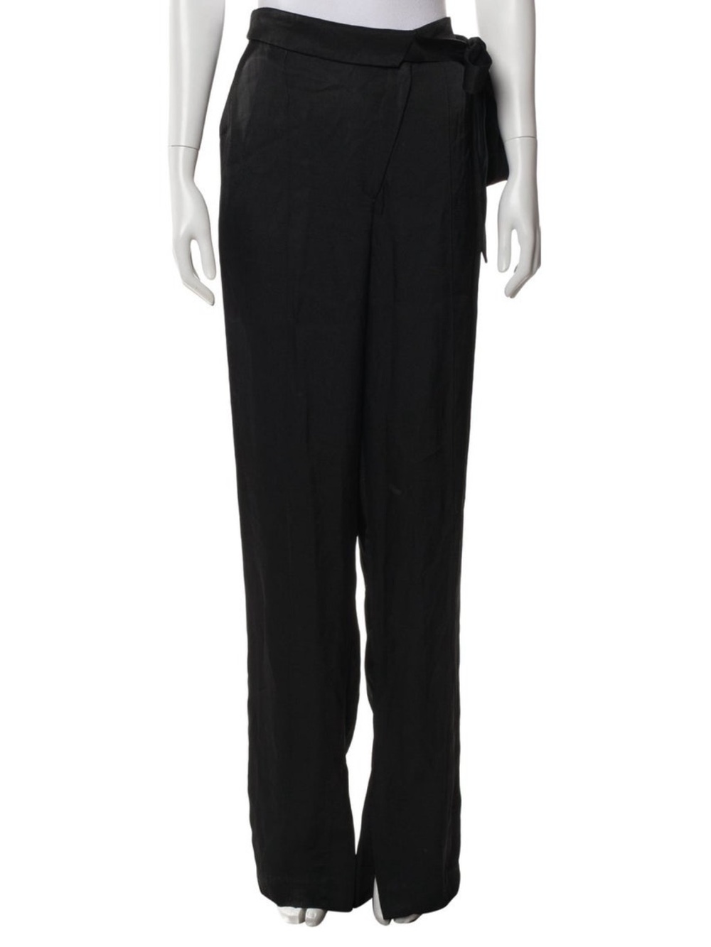 Jonathan Simkhai Black Wide Leg Pants | Size L
